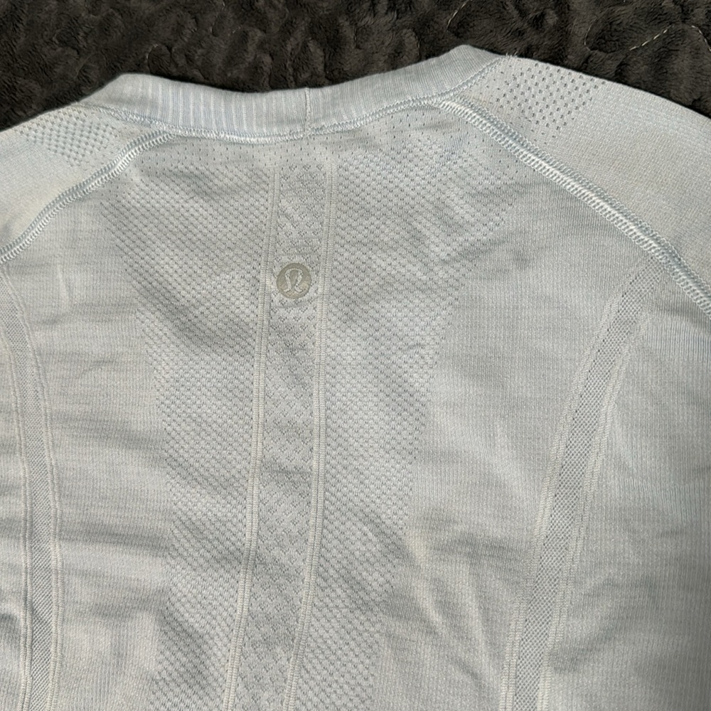 Lululemon Swiftly Tech 1.0, Size 10, Light Blue, … - image 4